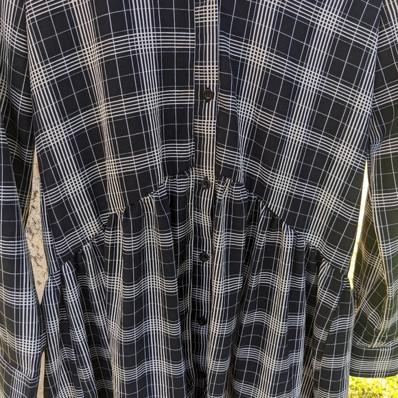 Checkered Shirt Dress in size S - Picture 5 of 5